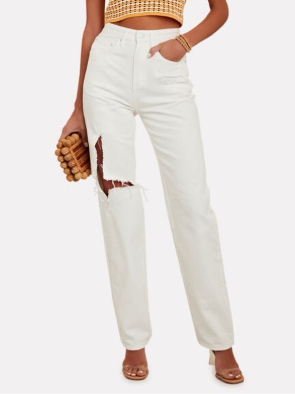 Ksubi playback blanc sliced jeans